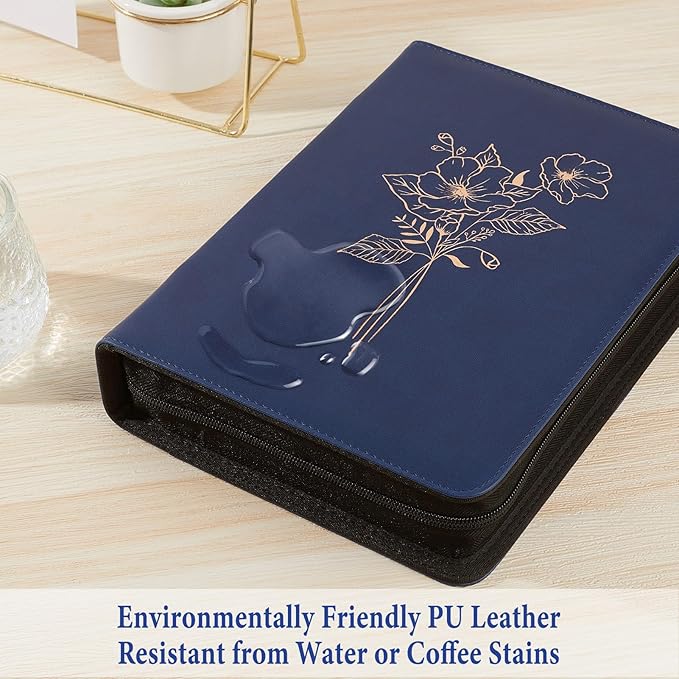 Bible Cover Case for Women and Men, PU Leather Bible Bag Bible Study Supplies Accessories with Detachable Wrist Strap