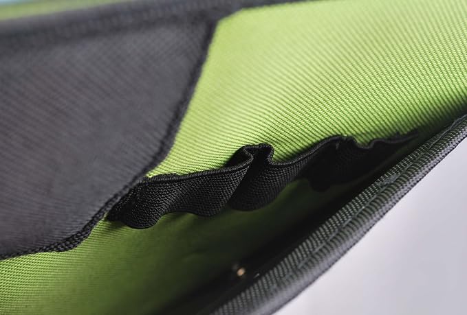 Filexec Soft Touch Padded Canvas Window Expanding File, 13 Pockets, Green (46225-4), Letter, 1 Pack