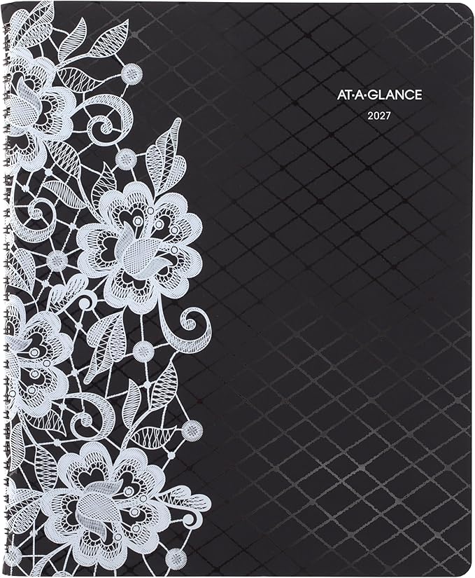AT-A-GLANCE 2027 Appointment Book Planner, Weekly & Monthly, 13-Month Jan-Jan, 8.5" x 11", Hourly, Lacey (541-905-27)