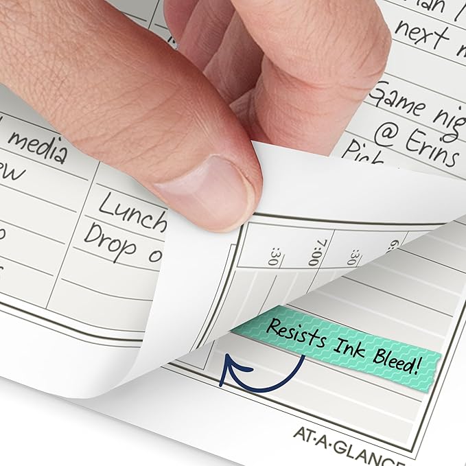 AT-A-GLANCE 2027 Planner Refill, Weekly & Monthly, 5.5" x 8.5", Desk Size 4, Column-Style, Tabbed, 7-Ring Loose-Leaf (481-485-27)