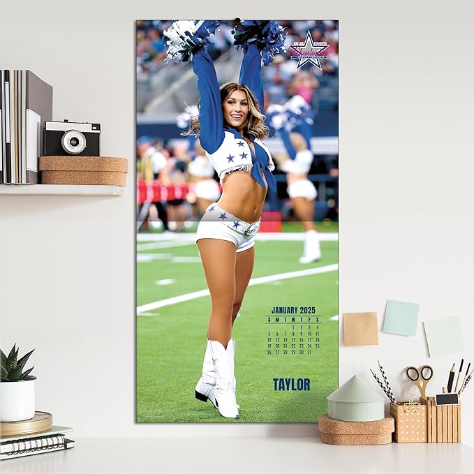 Turner Licensing, NFL Dallas Cowboys Cheerleaders 16 Month 2025 Wall Calendar