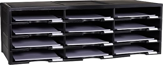 Storex Office Supplies Organizers, Black (STX61432U01C)