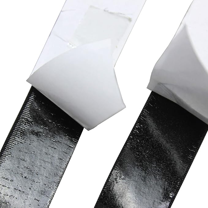 BlueDot Trading Self Adhesive Double-Sided Sticky-Back Hook and Loop Interlocking Tape for Home, Office, or Crafts, 3/4” (.75 inch) Wide, Black, 15 Feet (5 Yards)