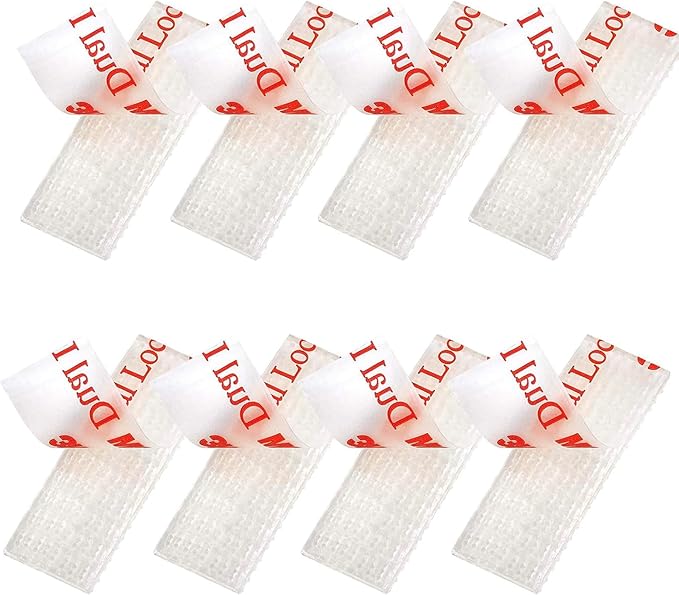 EZ Pass/IPass/IZoom/SunPass Mounting Strips 4 Pcs (2 Sets), Peel and Stick Adhesive Strips Dual Lock Tape (8)