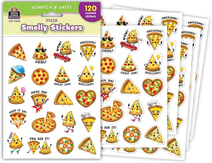 Teacher Created Resources Pizza Smelly Stickers (TCR9440)