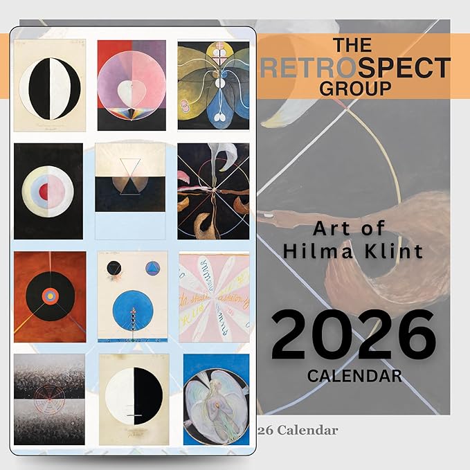 Hilma af Klint- 2026 Wall Calendar 12” x 12”- Swedish Master Artist of Naturalism- Printed on FSC Certified Cardstock Paper- Monthly Organizer for Home and Office