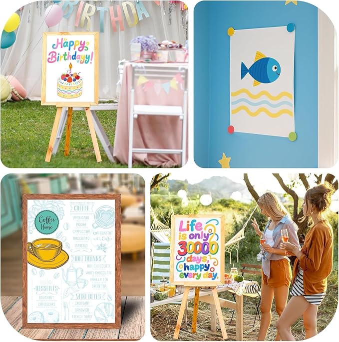 100 Pcs White Poster Board Paper 14x18, ROOKEA Blank Graphic Display Vision Boards Bulk for School Arts Classroom Crafts Projects Presentations Drawing Scrapbooking