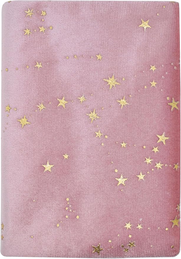 BLBMH Velvet A6 Book Cover 4x6 | Handmade Non-Stretch Fabric Sleeve with Bookmark | Washable Soft Protector for Paperback Bible Journal | Gift for Women - Velvet Pink
