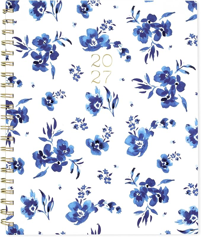 Mead Cambridge 2027 Planner, Weekly & Monthly, 8.5" x 11", Cherrywood Lane, Everly Floral (CL23-905-27)