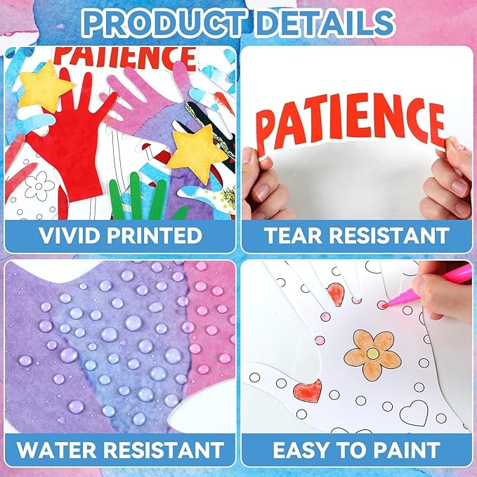 Justforjoyful We Can Change The World Bulletin Board Set Student Diversity Bulletin Board Decorations Colorful Handprint Themed Classroom Bulletin Boards Motivational Hands Cutouts School Wall Decor