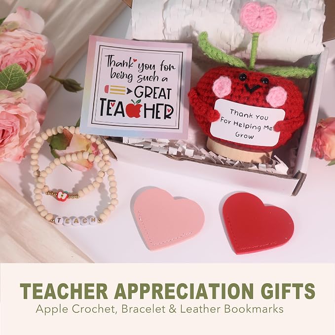 Teacher Appreciation Gifts for Women 2026, End of School Year Thank You Gift for Teacher, Graduation Goodbye Gifts for Coworkers Boss Lady, Last Day Farewell Gift Set for Her
