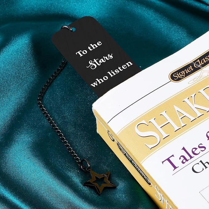 Bookmark Gift for Women Men Book Fans Friend Merchandise Merch Bookmark Inspirational Gifts for Women Men Book Lovers Bookmark Christmas Stocking Stuffer Valentines Day Birthday Gift