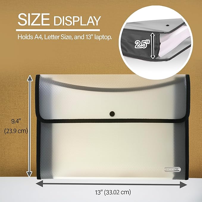 BAZIC Square Flap Letter Size Document Holder