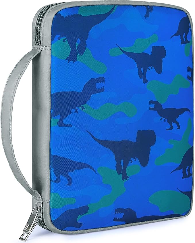 ICOSY Bible Cover Case for Women Girls Kids Bible Bag Case with Handle Kids Girls Bible Study Accessories Supplies