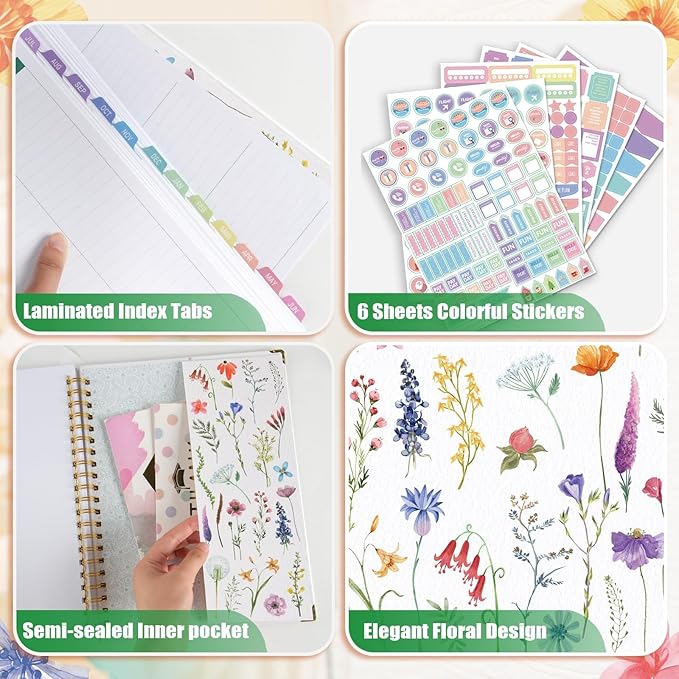 2026-2027 Teacher Planner - Lesson Plan Book for Teachers 26-27, 8.5"x11" Big Academic Planner from July 2026 to June 2027, Weekly & Monthly School Agendar Book with Tab,Stickers for Teachers Supplies