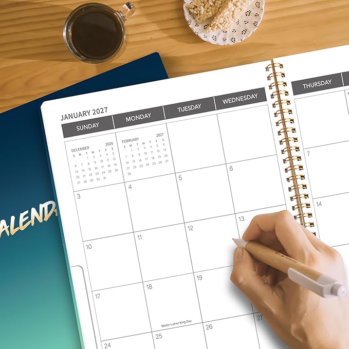 Monthly Planner 2025-2028, 2025 Calendar 36 Months Planner With Monthly Tabs, July 2025- June 2028, 8.5" x 11", 3 Years Academic Calendar Hard Cardboard Cover with Spiral Bound, Perfect for School & Office for Women & Men