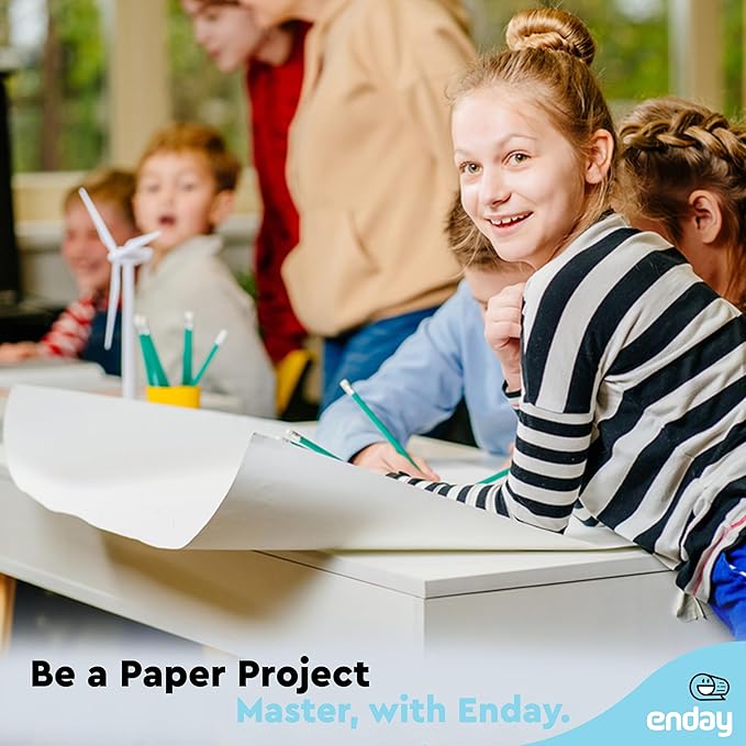 Emraw Poster Board Lightweight Craft Backing Boards for Presentations Office Sign Blank Painting Board Smooth Surface Poster Sheets for School Pack of 5 (White)