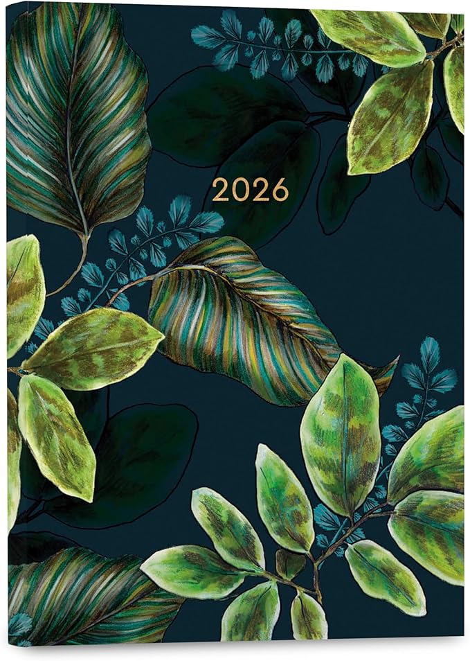 High Note 2026 Planner, 12-Month Weekly & Monthly Flexible Cover Planner: 2026, 5.75" x 7.5", Greenery, with Goal & Project Planning Pages