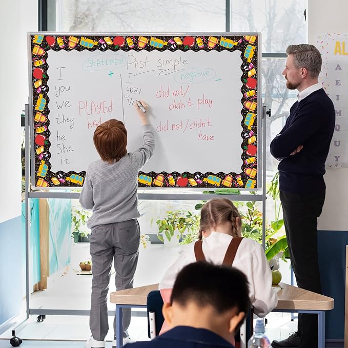 72 Feet Colorful Back to School Theme Bulletin Board Borders Trim for Welcome Bulletin Board Classroom Décor