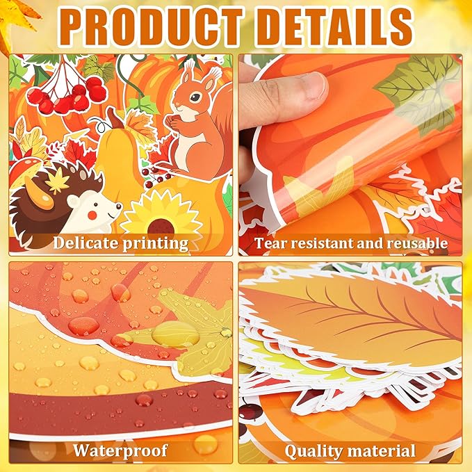 Fall Bulletin Board Decorations Fall in Love with Learning Classroom Bulletin Board Set Autumn Maple Leaves Umbrella Pumpkin Cutouts for School Office Home Wall Thanksgiving Decor