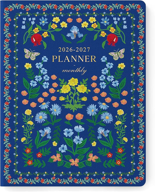 Monthly Planner 2026-2027, Jotsome 18 Months Calendar Planner from July 2026 to December 2027, 8.5"x11", Stitched Binding, Soft Cover, Daily Monthly Personal Planner for School Plan, Study and Schedule, Florals
