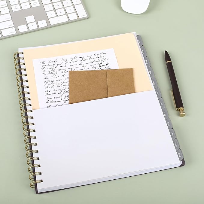 Mead 2027 Planner, Weekly & Monthly, 15-Month Oct-Dec, 8.5" x 11", Ground Coffee (CRW6200427)