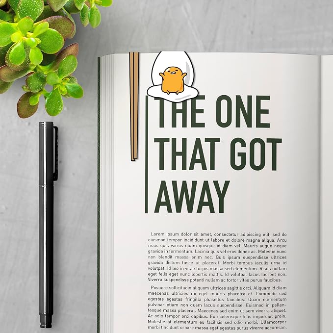 Gudetama Magnetic Page Clips (6-Pack) Stationery