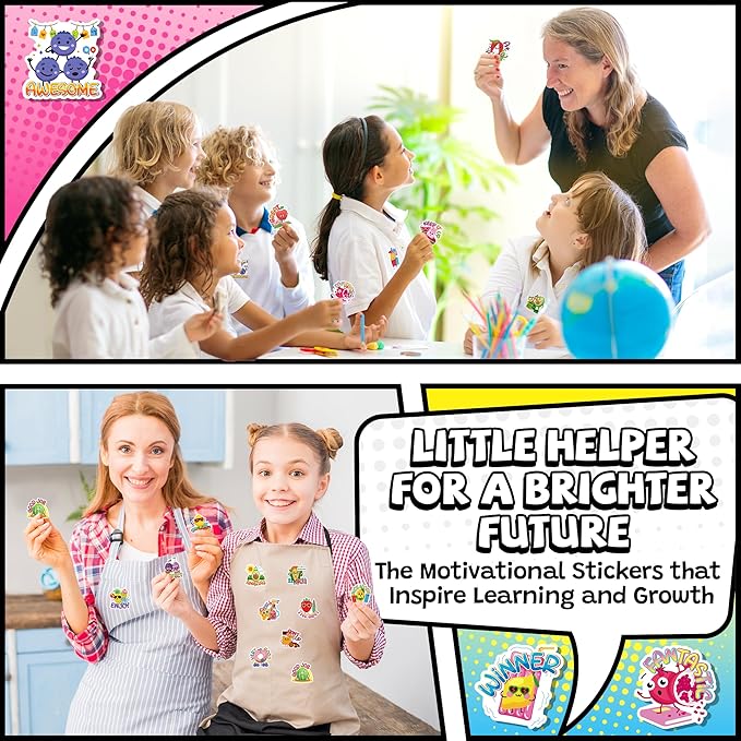 360PCS Scratch and Sniff Stickers, Large Scented Stickers for Kids & Teachers Single, Smelly Incentive Motivational Prize, Christmas Gift Bigger Reward for Student Classroom Must Haves School Supplies