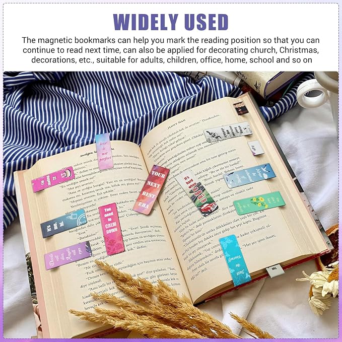 Magnetic Bookmarks Music Inspired Book Marks Singer Book Accessories for Book Lovers Album Quotes Merch Birthday Gifts for Fans Easter Graduation Party Favors