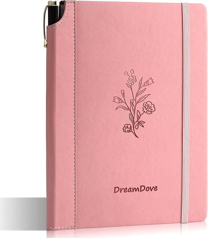 2026 Planner，Undated Weekly Planner Undated A5 Week Plan Notepad 5.5'' X 8.1'' Weekly Agenda Weekly To Do List Planner Notebook With Goal & Habit Tracker Organizer Perfect For Office Home School Supplies Vegan Leather Hardcover (floral -pink)