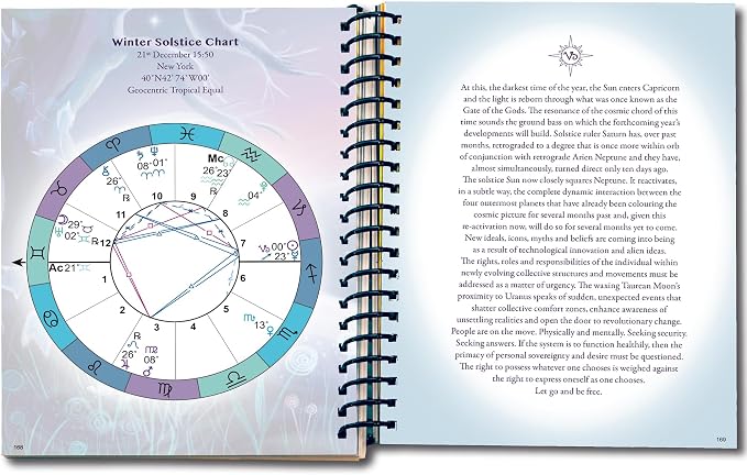 Astrocal Moon Diary 2026, Lunar Calendar Datebook, Personal Organiser, Moon Phase Diary Planner, USA