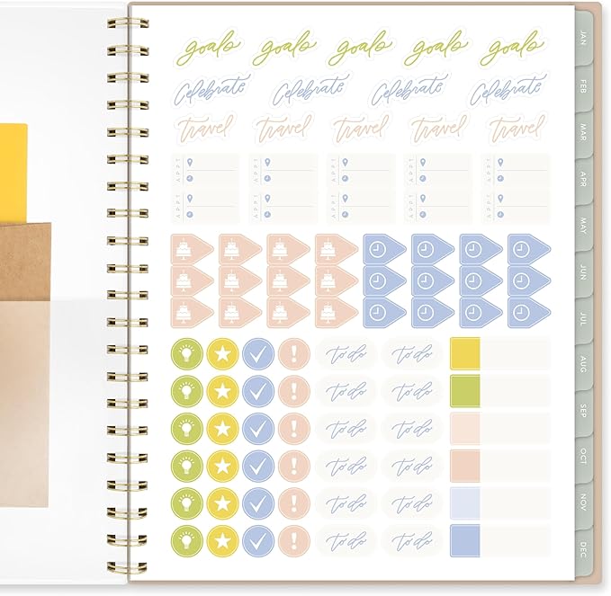 Mead Cambridge 2027 Planner, Weekly & Monthly, 8.5" x 11", Leah Bisch, Peony Garden (LB57-905-27)