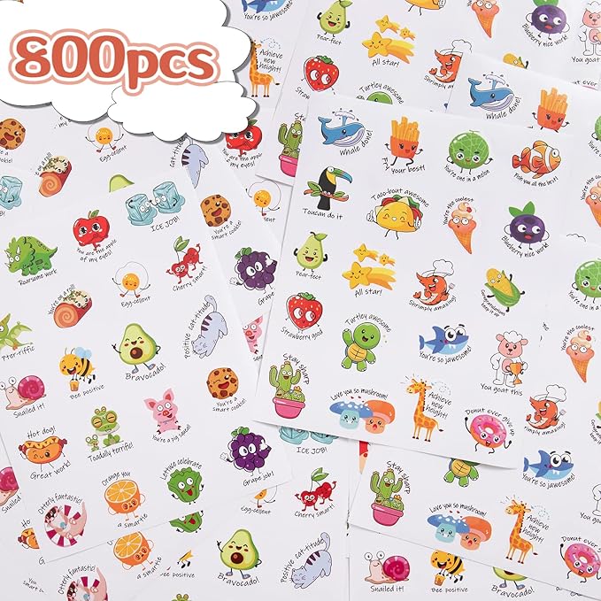 800pcsTeacher Classroom Motivational Stickers for Kids Students