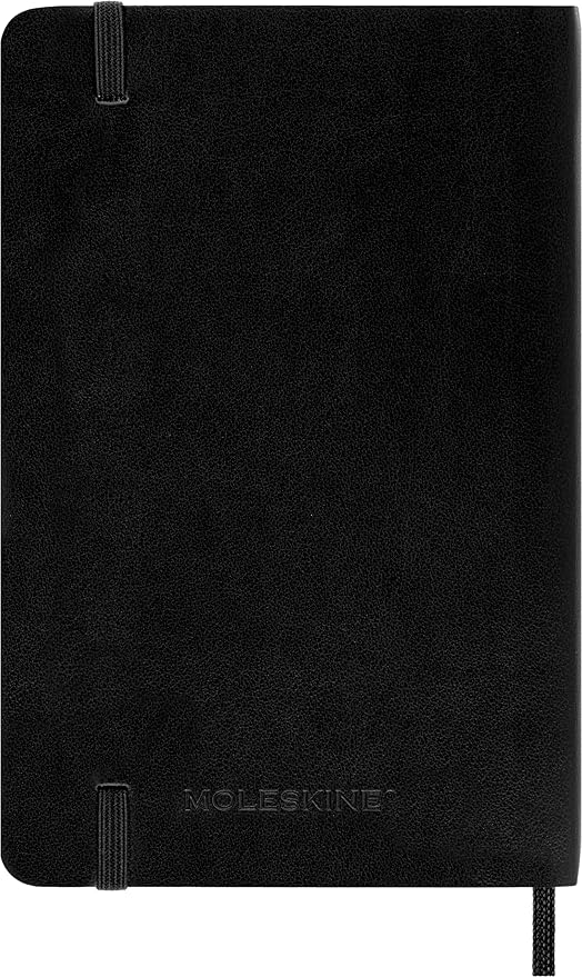 Moleskine Classic 18 Month 2023-2024 Weekly Planner, Soft Cover, Pocket (3.5" x 5.5"), Black