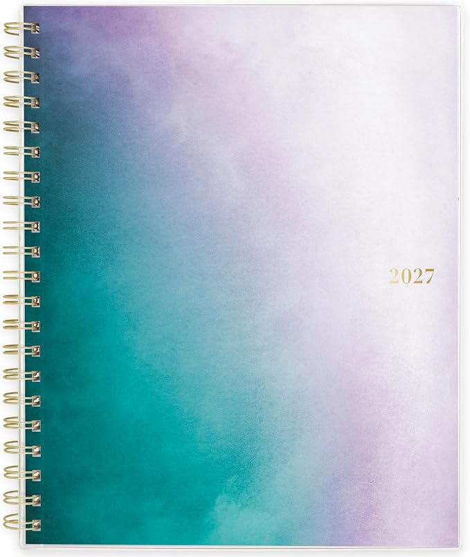 Mead Cambridge 2027 Planner, Weekly & Monthly, 8.5" x 11", Ombre Mist (1851-905-27)