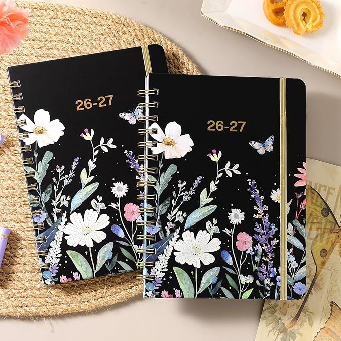Planner 2026-2027 - Academic Planner 2026-2027, July 2026 - June 2027, 6.5” x 8.5”, Weekly and Monthly Planner, 26-27 Calendar Planner, Colorful Tabs, Back Pocket, Holidays, Hardcover