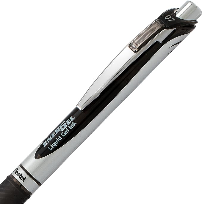 Pentel EnerGel RTX Retractable Liquid Gel Pens, (0.7mm), Assorted Colors, Ultimate Writing Pens, Best Writing Pens for Office, School and Journaling, Pack of 12
