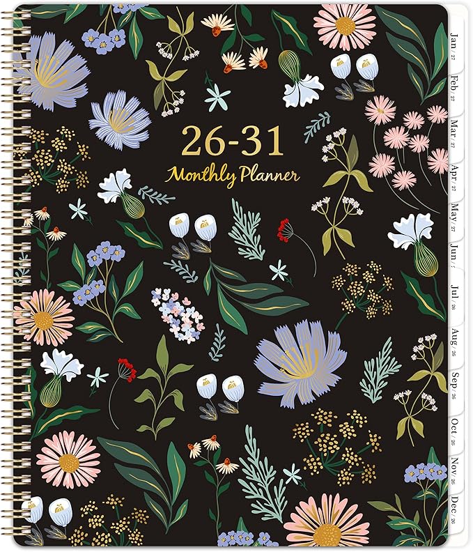 2026-2031 Monthly Planner - 5 Year Planner, July 2026 - June 2031, 9" x 11", 5 Year Calendar 2026-2031 Monthly Planners, Calendar Planners with 60 Months Tabs, Double-Side Pocket, Notes Pages