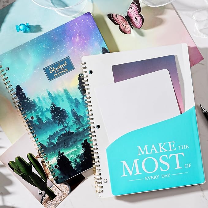 Student Planner 2026-2027, 11’’ x 9’’ Academic Year Planner (August 2026 - June 2027), School Planner 2026-2027, Weekly & Monthly Pages, Stickers, Twin-Wire Binding