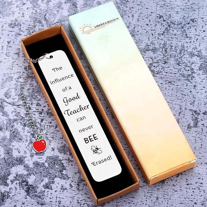 Teachers Valentines Day Gift Bookmark - Appreciation Gifts for Teacher Women Men Thank You Bookamrk from Kindergarten Primary Middle High School Students Boys Girls, Teacher Valentine Gift
