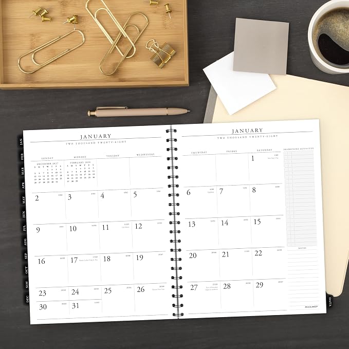 AT-A-GLANCE 2027 Weekly Monthly Padfolio Refill for 70NX8105, 8.25" x 11", Executive (709111027)