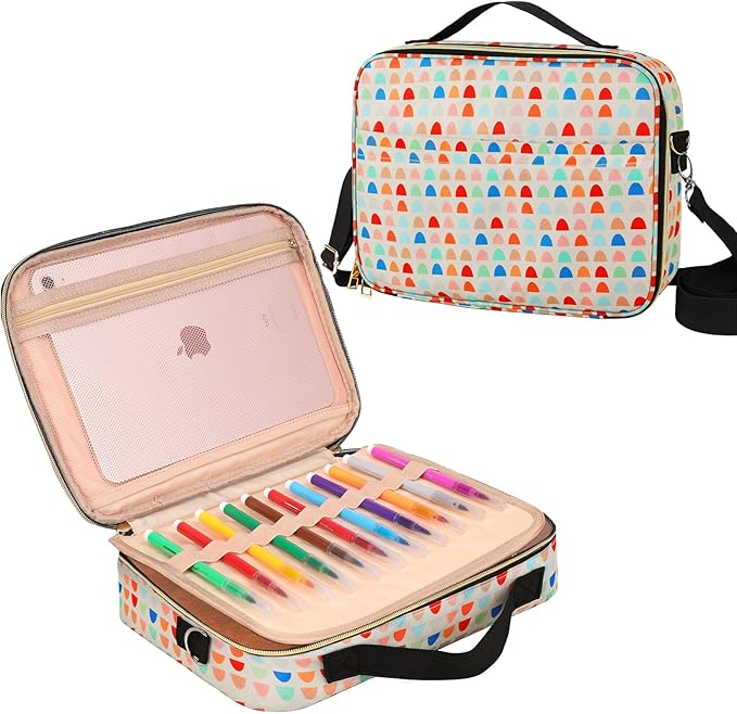 Dofilachy Bible Covers Women - Modern Polka Dot Nylon Bible Case with Zipper - Large Bible Cover with Handle - Bible Carrying Case for Girls Boys Kids