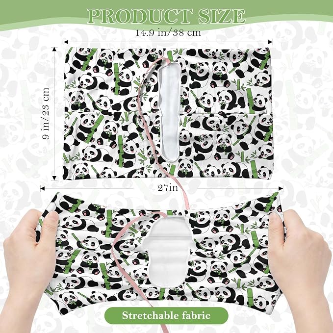 6 Pack Stretchable Book Covers, Jumbo Book Covers for Paperbacks Hardcover Books up to 9 x 11 Inches, Reusable Washable Protective Fabric Books Sleeves, Colorful