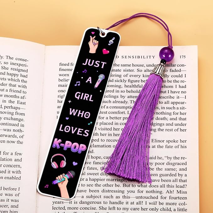 Kpop Bookmark Gifts for Girls, Kpop Graduation Merch for K Pop Music Lovers, Music Gifts for Women, Korean Drama Bookmark for Fans Lovers Singers, K-pop Graduation Stuff, K-pop Birthday Decorations