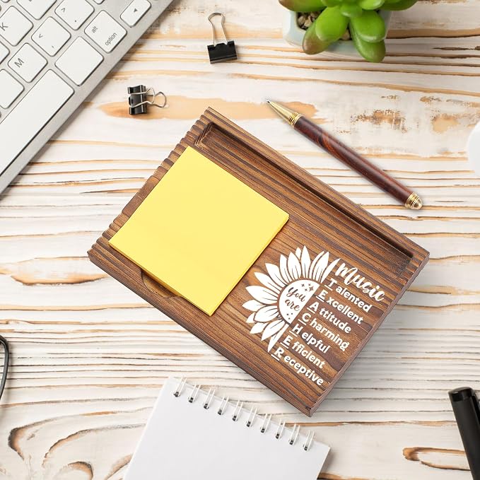 You are Music Teacher Gifts Sticky Note Holder, Thank You Appreciation Gifts for Music Teachers, Inspirational School Office Decor Desk Organizer TZP124