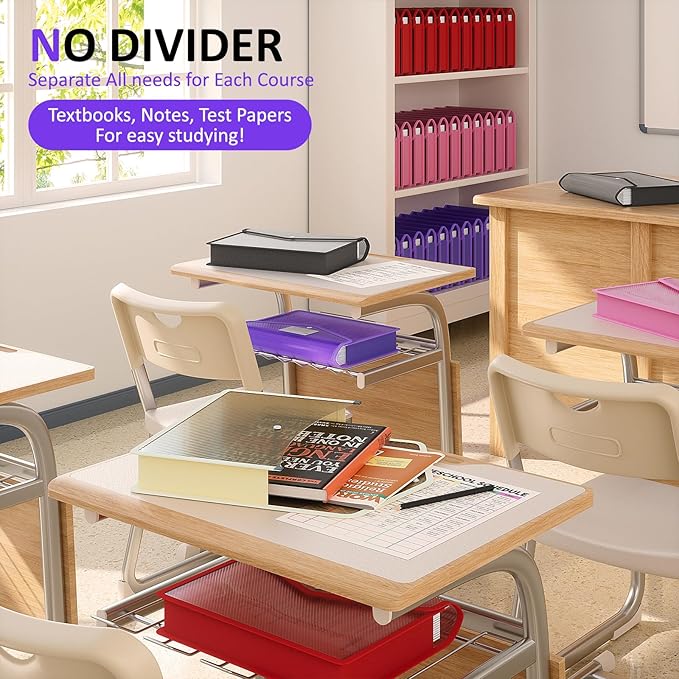 ThinkTex Plastic Expanding File Folder, Transparent envelopes with Snap Closure,No Dividers,Large Capacity,Document Organizer for Receipts, Bills&Taxes,Letter/A4 Size for School/Office/Home-10 Pack