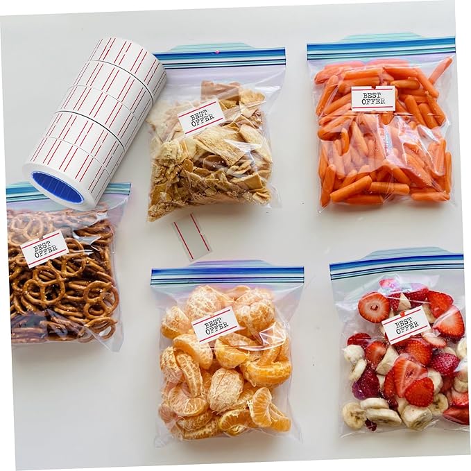 Angoily 10rolls Paper Sticker Price Tags Self-Adhesive Price Labels for Retail Stores Garage Tags Jewelry