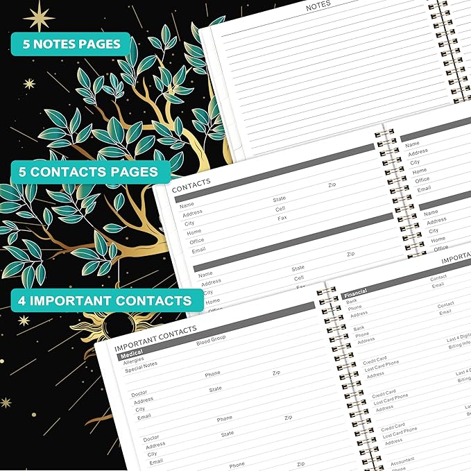 2026 Monthly Planner - Monthly Planner/Calendar 2026, from January to December, 8.75'' x 11'', 12-Months Planners With Tabs, Inner Pocket