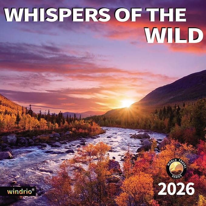 2026 Wall Calendar,Calendar 2026, July 2025 - December 2026, Wall Calendar Whispers Of The Wild, 12" x 24" Opened,Full Page Months Thick & Sturdy Paper for Gift Perfect Calendar Organizing Planning