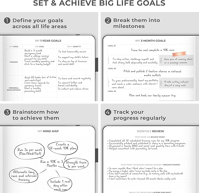 Clever Fox Planner PRO Premium Jan 2026-Jan 2027 – Luxurious Weekly, Monthly & Budget Agenda Organizer for Productivity & Reaching Goals, A4 Hardcover + Keepsake Box – Black